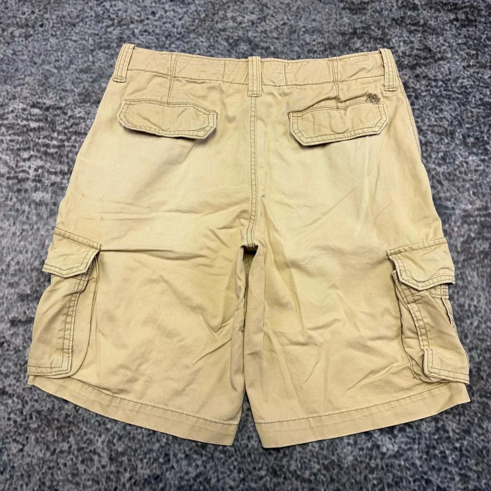 VTG Aeropostale Cargo Shorts Mens 32 Tan Baggy Utility Surf Skater Outdoor Y2K